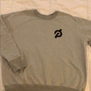 Peloton Spiritual Gangster grey cotton sweatshirt